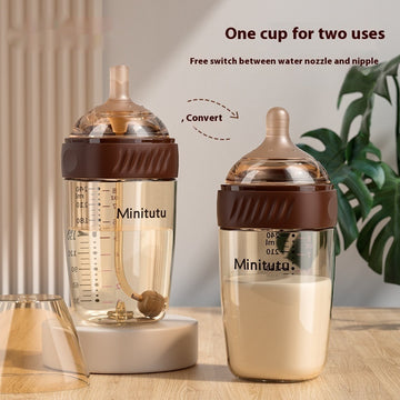 Newborn PPSU Temperature-sensing Feeding Bottle Anti-flatulence Choke Proof