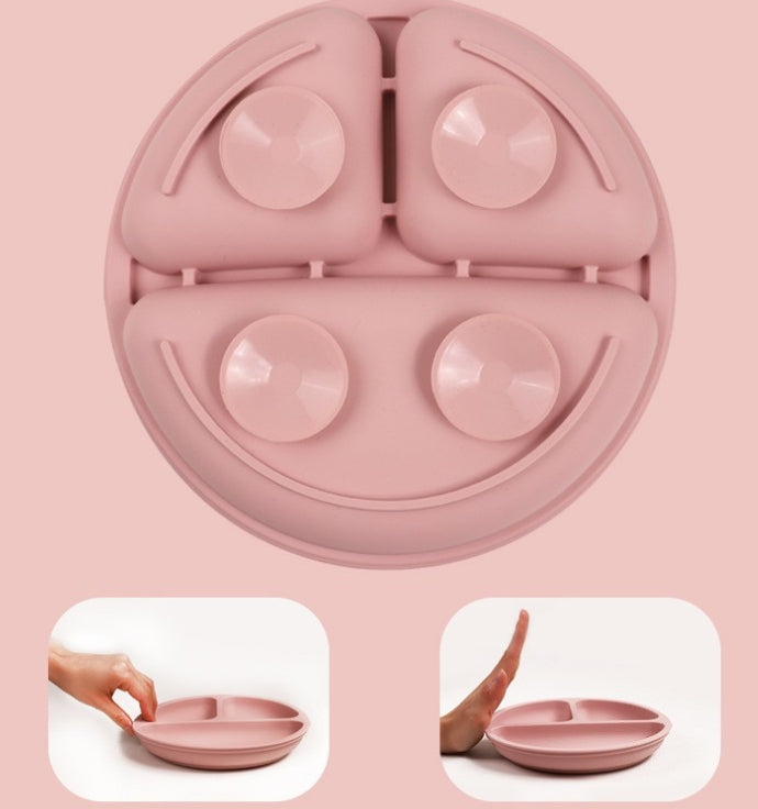 Silicone Baby Feeding 8piece Set With Suction Cup Solid Food Bowl